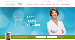 Desktop Screenshot of amymyersmd.com